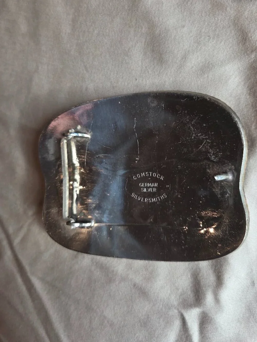 Comstock Silversmiths 1980 Shrine Rodeo Trophy Buckle - 1st Place